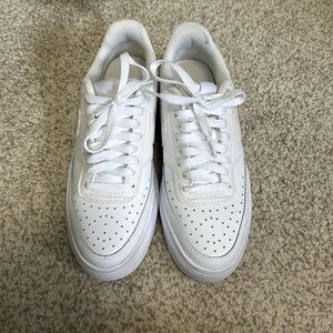 Women's Court Vision Alta Leather Platform Casual Sneakers from Finish Line